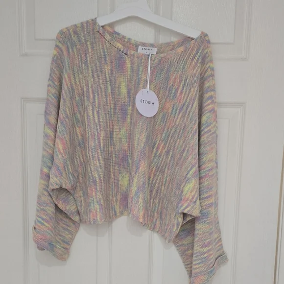 Storia Pastel Knit Ensemble 2 Piece Lounge Set Small NWT - Picture 4 of 7